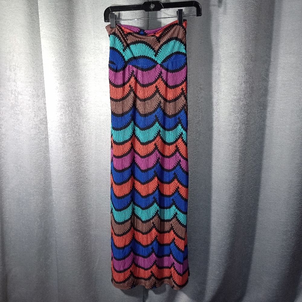 Colorful Sleeveless Maxi Dress